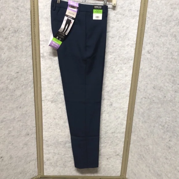 Kenneth Cole Reaction Dark Blue Slim Fit Trousers - Picture 2 of 3